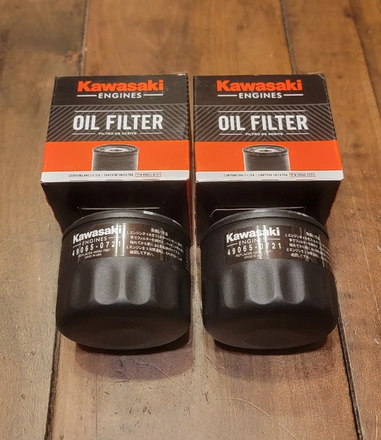NEW GENUINE KAWASAKI Oil Filter (2Pack) FR541V FR600V FR651V 49065