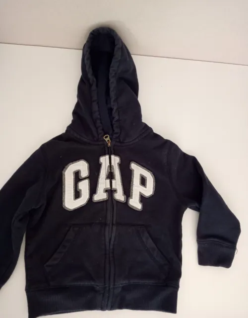 Baby Toddler Gap Hoodie, Jumper, Navy, Size Age 3