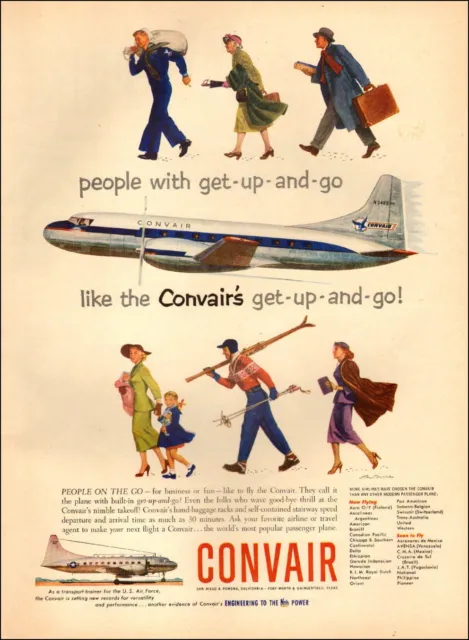 1953 vintage aircraft AD , CONVAIR 440 Metropolitan Airliner 012518