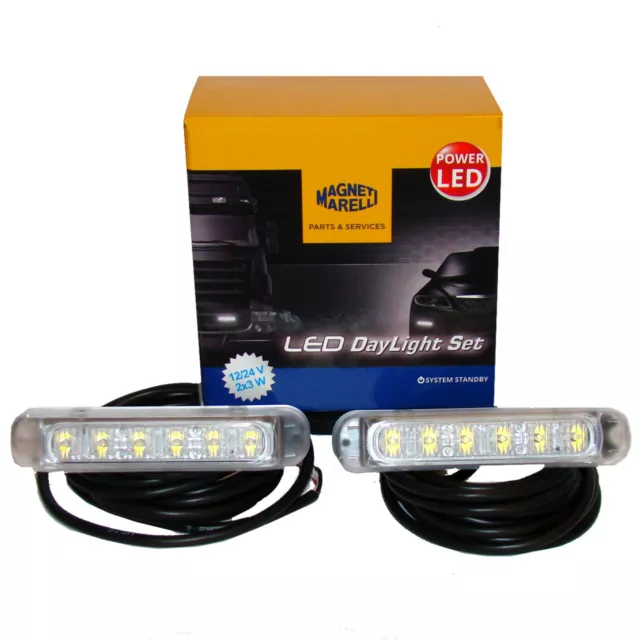 TAGFAHRLICHT LED-DayLine DayLight LED Driving DLR TFL 12V/24V  Magneti Marelli