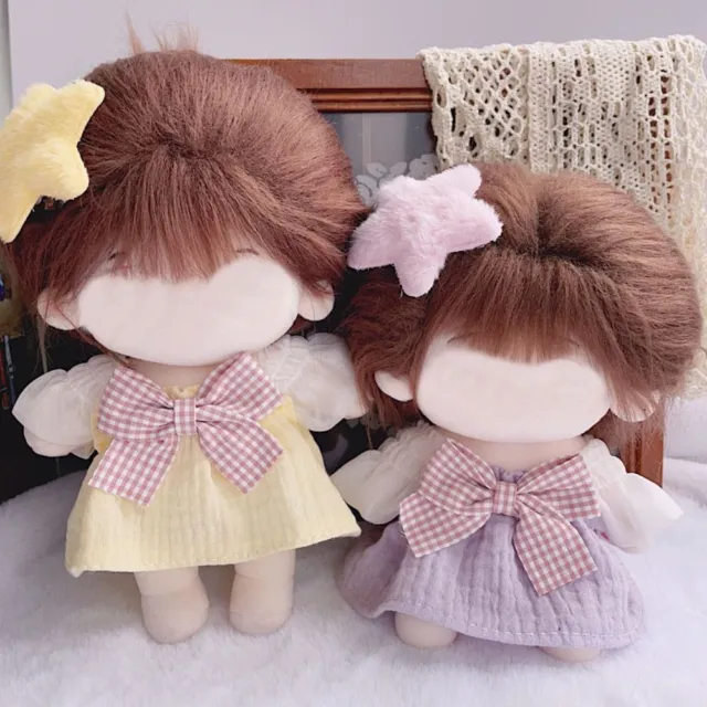 Multiple Styles Doll Clothes Milk Purple Star Set Cotton Doll Clothing  Doll