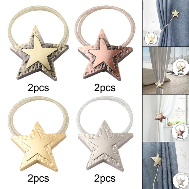Embrasses de rideaux magnétiques Clips Décoration de chambre à coucher