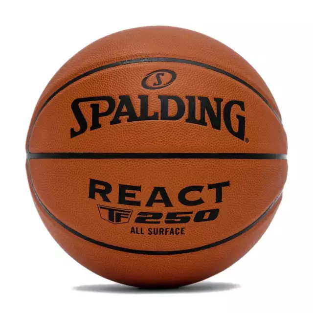 NEW Spalding TF-250 React Basketball Indoor/Outdoor - Size 5