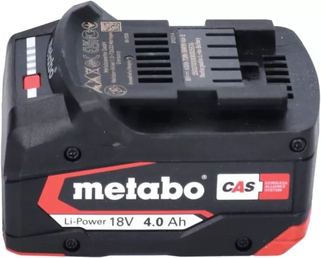 Metabo 625027000 Batterie pour Outil 18 V / 4.0 Ah Li-ION
