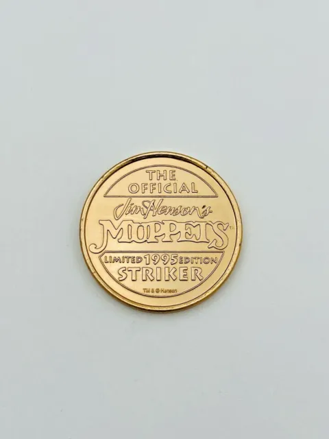 Rare 1995 Miss Piggy Jim Hensons Muppets Limited Edition Gold Striker Coin! 3