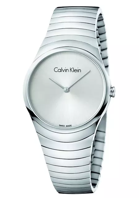 Womens Wristwatch CK CALVIN KLEIN WHIRL K8A23146 Stainless Steel SWISS MADE