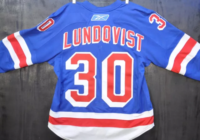 Reebok NHL Youth L/XL Henrik Lundqvist #30 New York Rangers Jersey