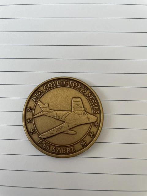 AFA Collectors Challenge Coin F-86 Sabre