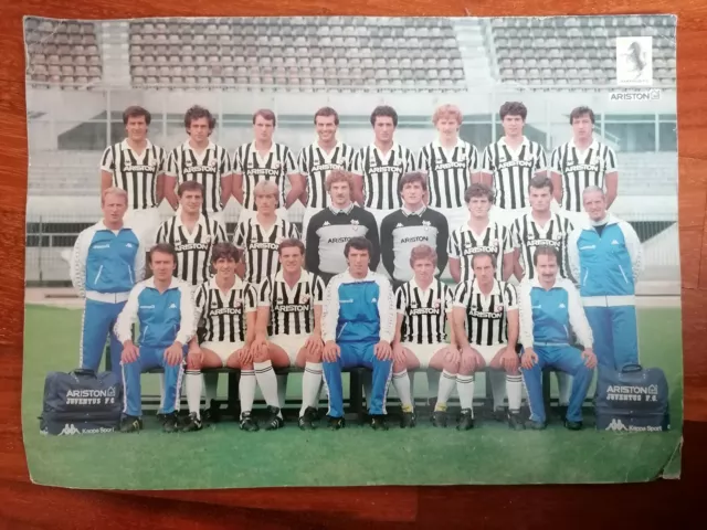 3 Depliant Juventus 1983/84 84/85 86/86 Platini  Rossi + Cabrini Hurra' Juventus