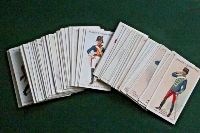 REGIMENTAL UNIFORMS 2nd SERIES (BROWN BACK) 1913, PLAYERS CIGARETTE CARDS, VGC