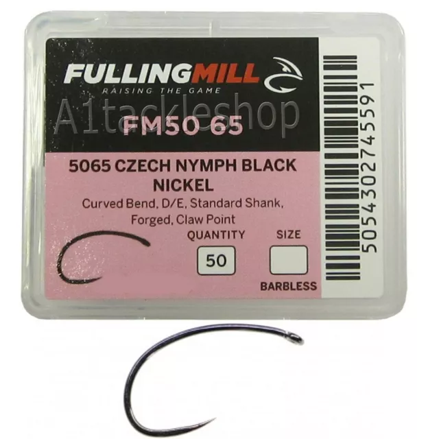 50 FULLING MILL 35005 Barbless Heavy Weight Champ Trout Fly Tying