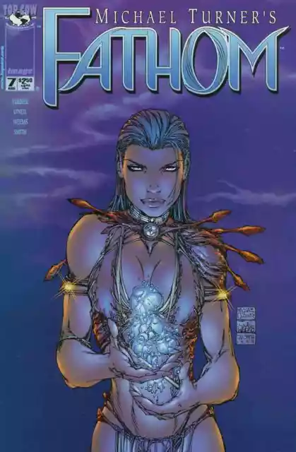 Michael Turner's Fathom #7 Very Fine/ Near Mint 1998 Top Cow Image