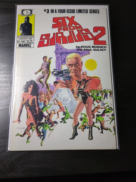 Six From Sirius 2 #3 Epic Comics February 1986 Marvel Limited Series