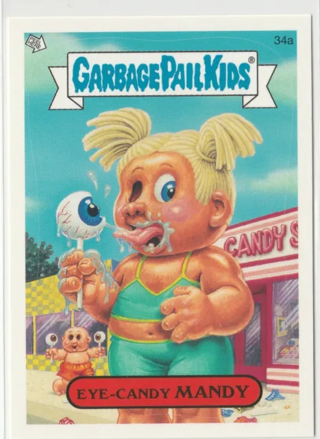 2006 Topps Garbage Pail Kids All-New Series 5 Eye-Candy Mandy 34a GPK die cut