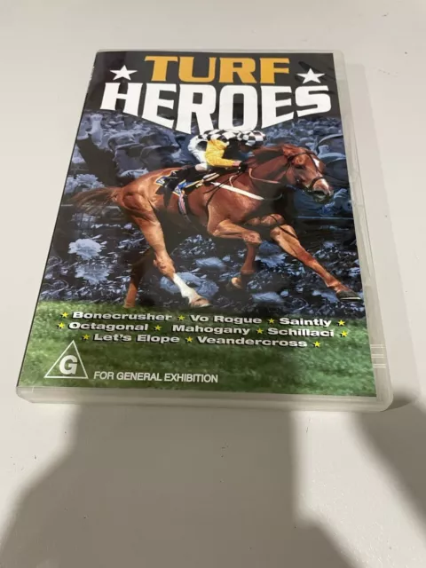 Turf Heroes Volume 1 region 4 DVD  Australian horse racing vgc t600