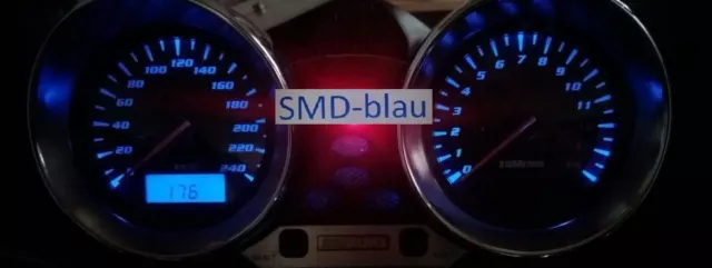 Suzuki Gsf Bandit 600 - 1200 Bj 01-05 Tacho Beleuchtung Led Set Blau