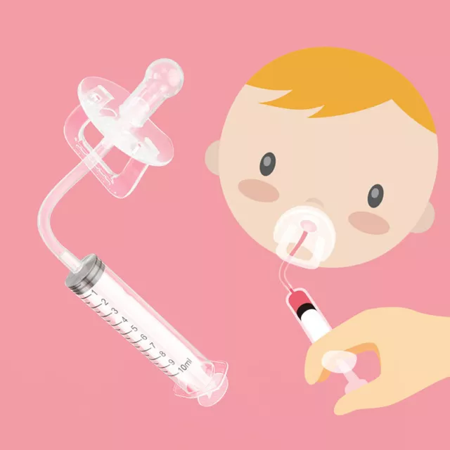 Baby smart medicine dispenser Needle Feeder Squeeze Medicine Dropper Dispense KP