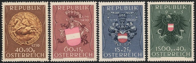Österreich 1949 ANK 949-952 MICHEL 937-940 Kriegsgefangenenfürsorge postfrisch