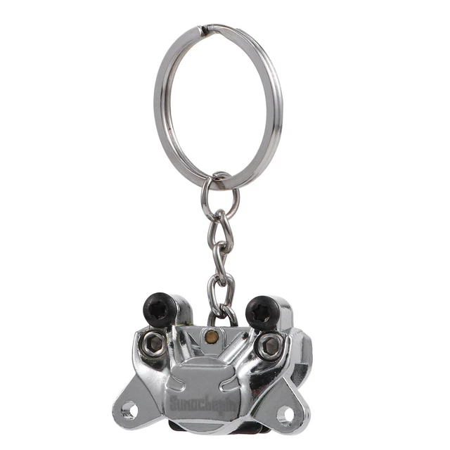 Caliper Key Chain Aluminum Alloy Man Motorbike Valentine Gift Keychain