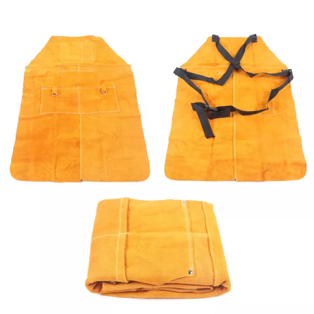 Professional Leather Work Apron Heavy Duty Leather Tool Apron Working Apron