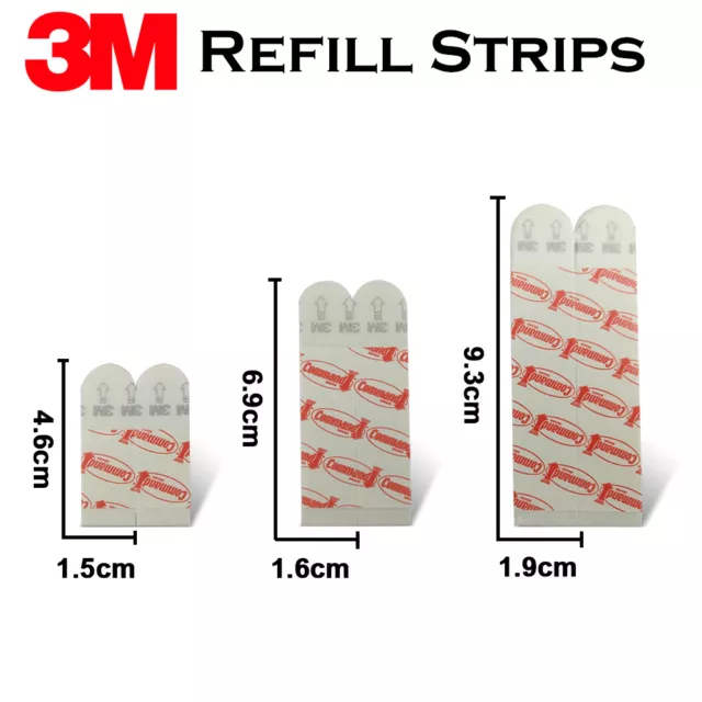 COMMAND STRIPS SMALL Medium Large Self Adhesive Picture Hanging Frames Mrs  Hinch £4.99 - PicClick UK