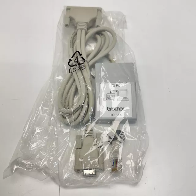 Brother PCI-1 PC Computer To Fax Machine Connector Cable - NEW