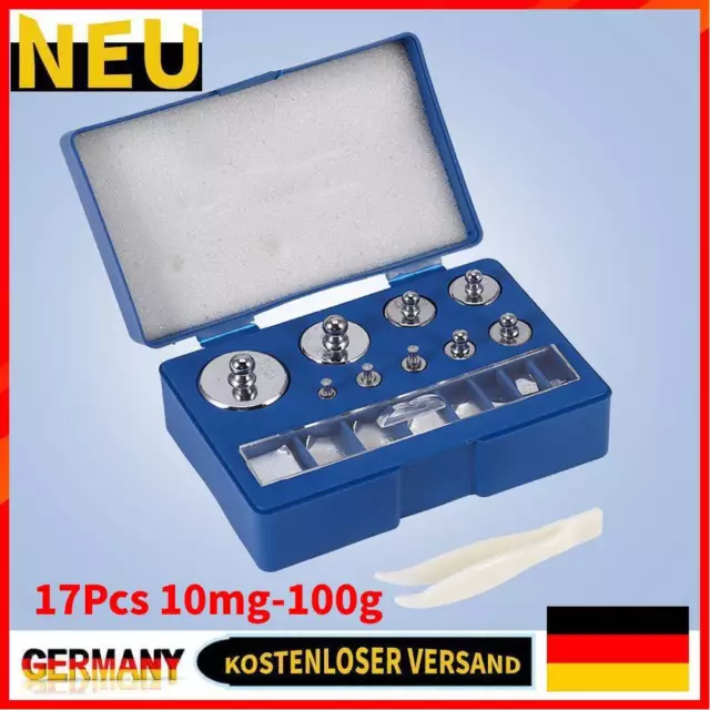 Kalibriergewicht Mini Tasche Präzision Digital Balance Waage Set 1-100 Gramm