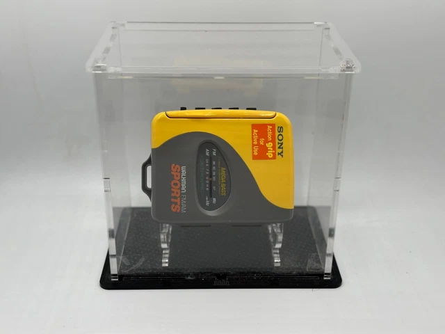 Walkman Maxsonic Radio Fita Cassette K7 Antigo Es Sony Aiwa Azul