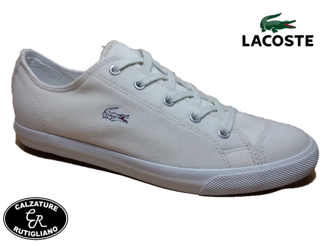 LACOSTE SCARPE UOMO Tela Sneakers Tennis L27 25 Srm Off Wht Txt 7 23Srm2246098 EUR 55 60 PicClick IT