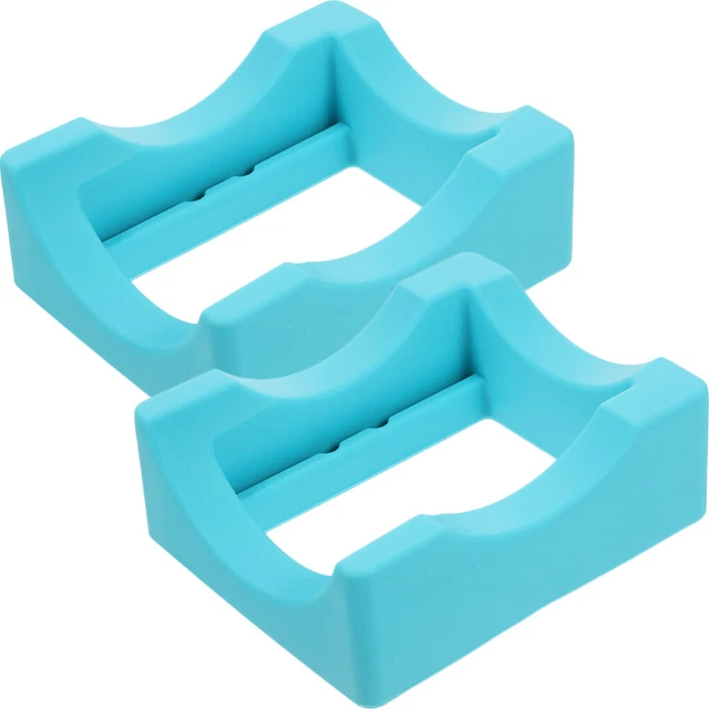 Portabebidas de silicona epoxi para mesas soporte para vasos gel de sílice azul