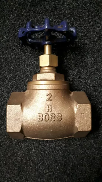 BOSS BRONZE 62S BS 5154B PN32 VALVOLA BRONZO 50MM Taglia Nominale.