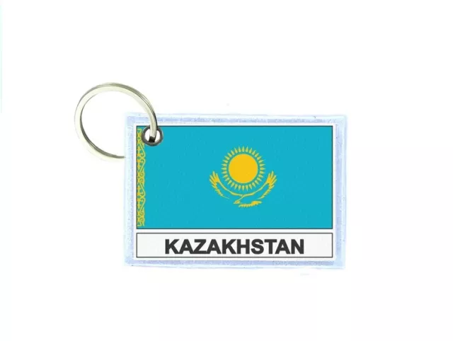Schlusselring schlusselanhanger gedruckt Flaggen flagge fahne KZ kasachstan