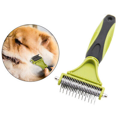 Fur Pet Undercoat Rake Comb Dematting Tool Dog Comb Cat Brush Grooming Tool New!