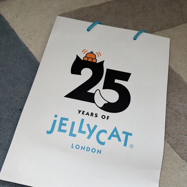 JELLYCAT 25 YEARS paper bag Rare £15.00 PicClick UK