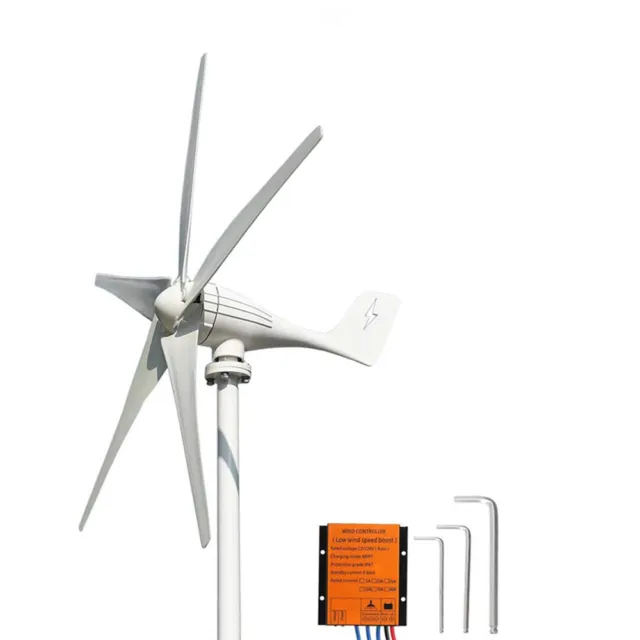 Windkraftanlage 1000W 12/24V Windgenerator Windenergie Turbine mit Laderegler