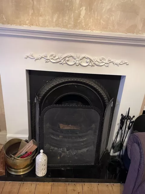 victorian cast iron fireplace and surround