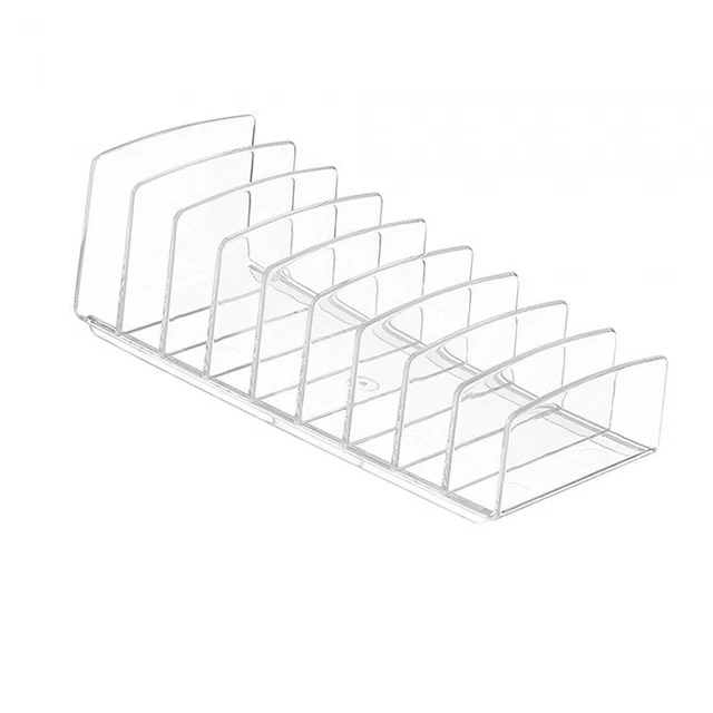 Makeup Eyeshadow Palette Organizer Cosmetics Storage Holder 9 Divided Sections