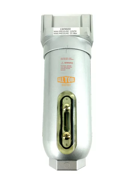 New 1" Compressed Air In Line Filter Desiccant Dryer Moisture Water Separator