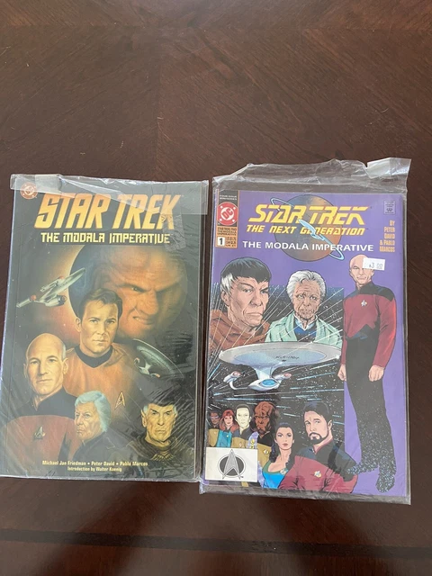 NEW Star Trek The Modala Imperative Graphic Novel & Comic #1 Lot (2) DC Comics🔥