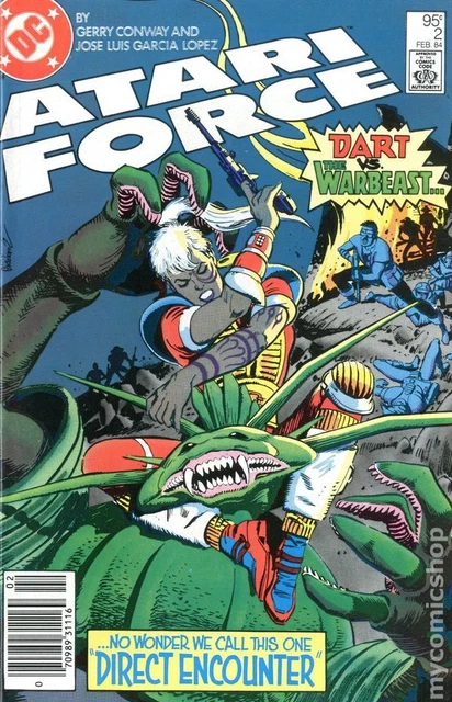 Atari Force Canadian Price Variant #2 FN 6.0 1984 Stock Image
