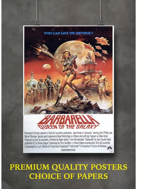 Barbarella Classic Movie Art Large Poster Print Gift A0 A1 A2 A3 A4 Maxi