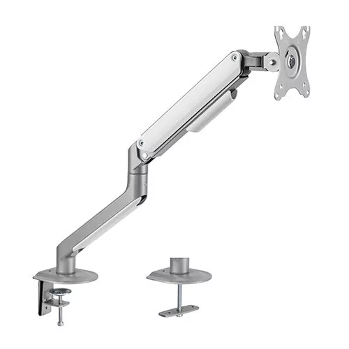 BRATECK Single Monitor Economical Spring-Assisted Monitor Arm Fit Most 17'-32' M