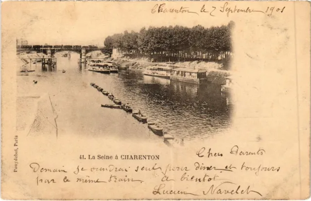 CPA AK Charenton La Seine a Charenton FRANCE (1282290)