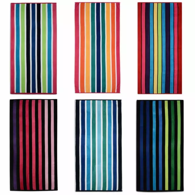 Large Velour Beach Towel Bath Travel Camping Swimming Holiday Travel Soft Cotton