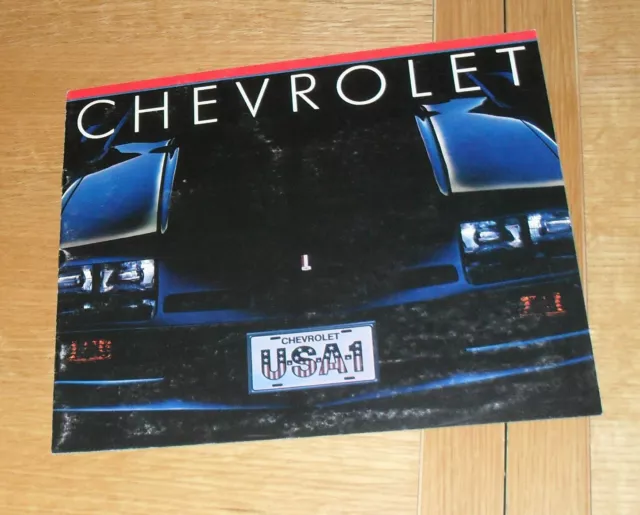 Chevrolet Brochure 1983 - Corvette Camaro Cavalier Chevette Monte Carlo Caprice