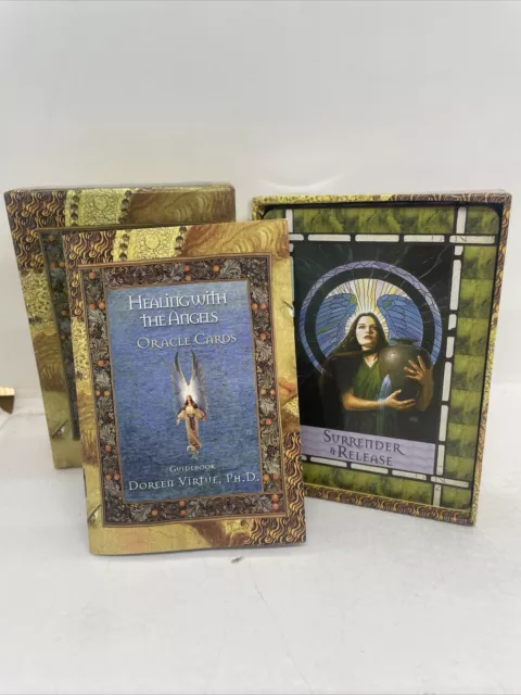 Doreen Virtue Healing With Angels 44 Oracle Cards & Booklet Boxed Set VGC Tarot 3