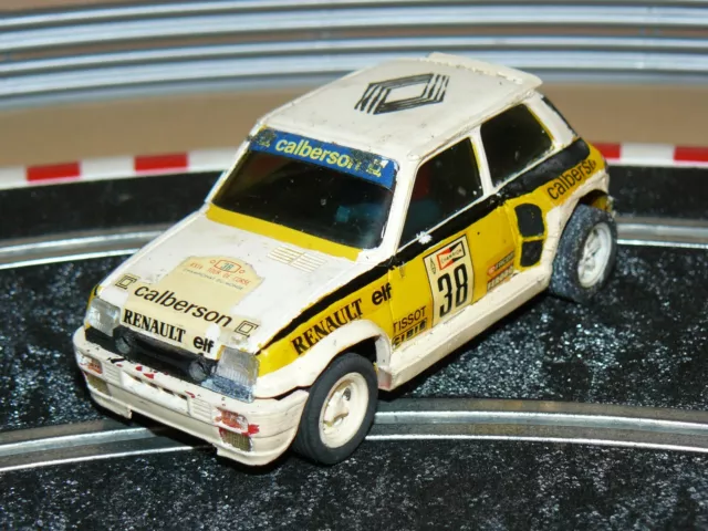 Scalextric Exin RENAULT 5 Artesanal transformado en R5 Turbo ancho Ref.4058/4062