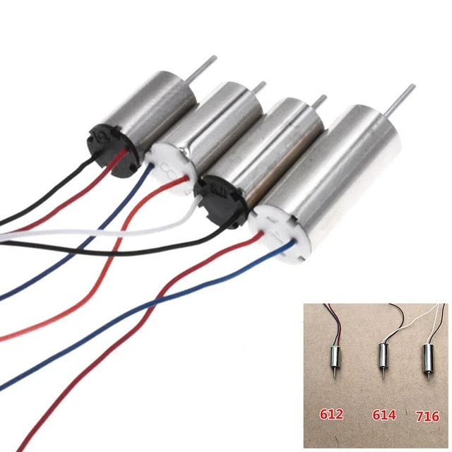 DC3.7V 40000-50000rpm 612 614 716 Hollow Cup-Motor Coreless Motor For RC-HM New