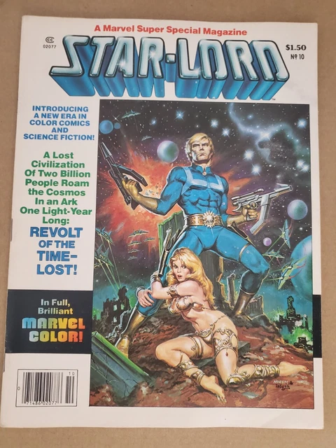Marvel Super Special #10 8.5 VF+ 1st Starlord In Color