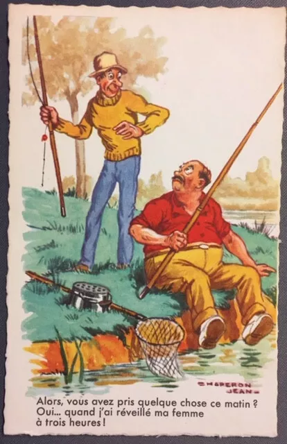 Carte postale Humoristique - Alors, vous avez pris quelque chose ce matin ?
